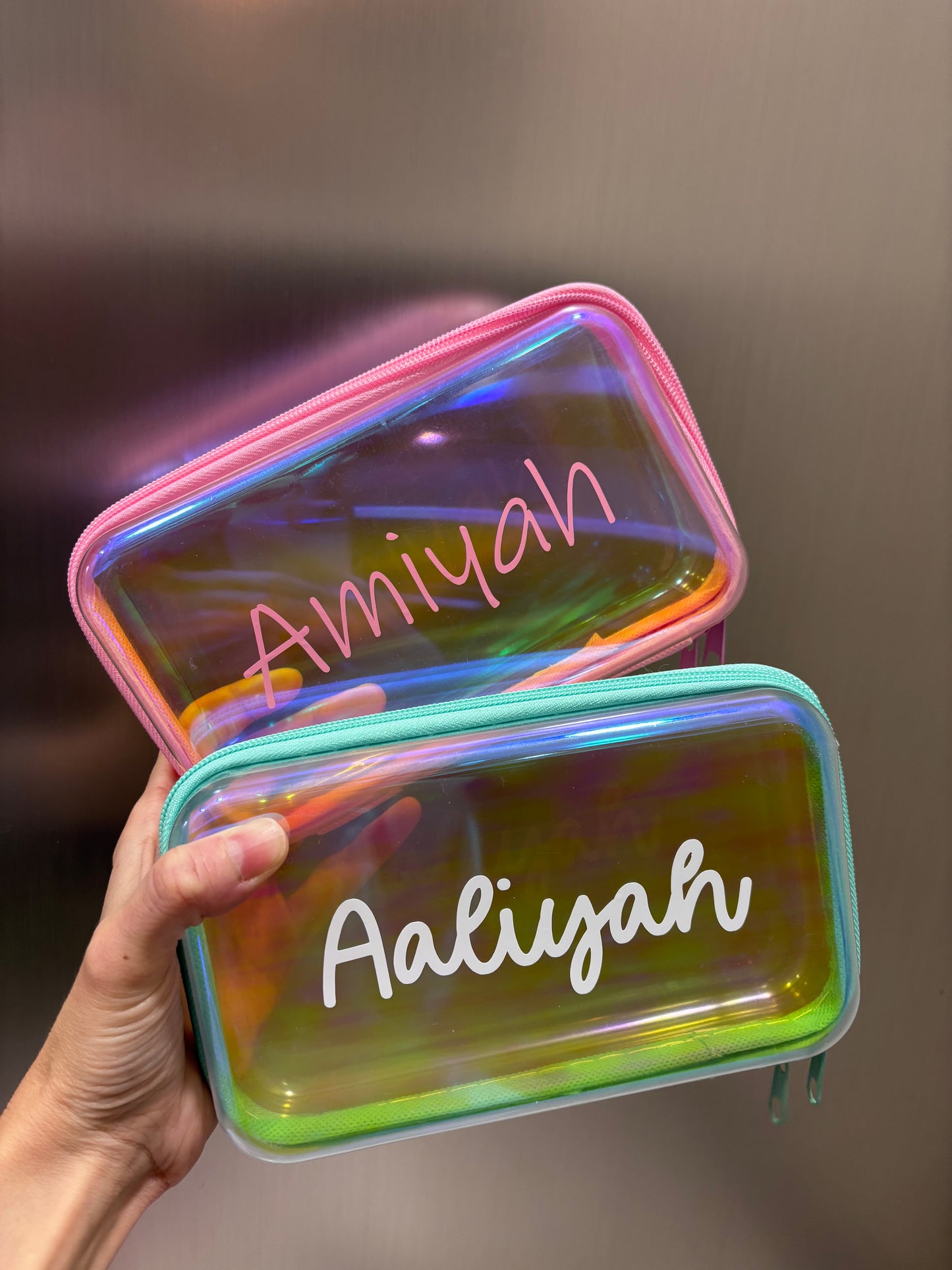 Personalized Zippered Pencil Case