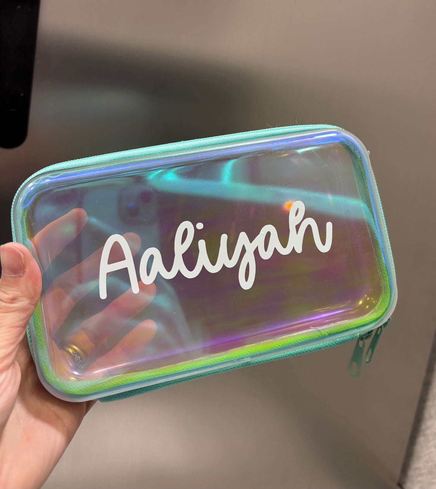 Personalized Zippered Pencil Case