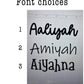 Personalized Zippered Pencil Case