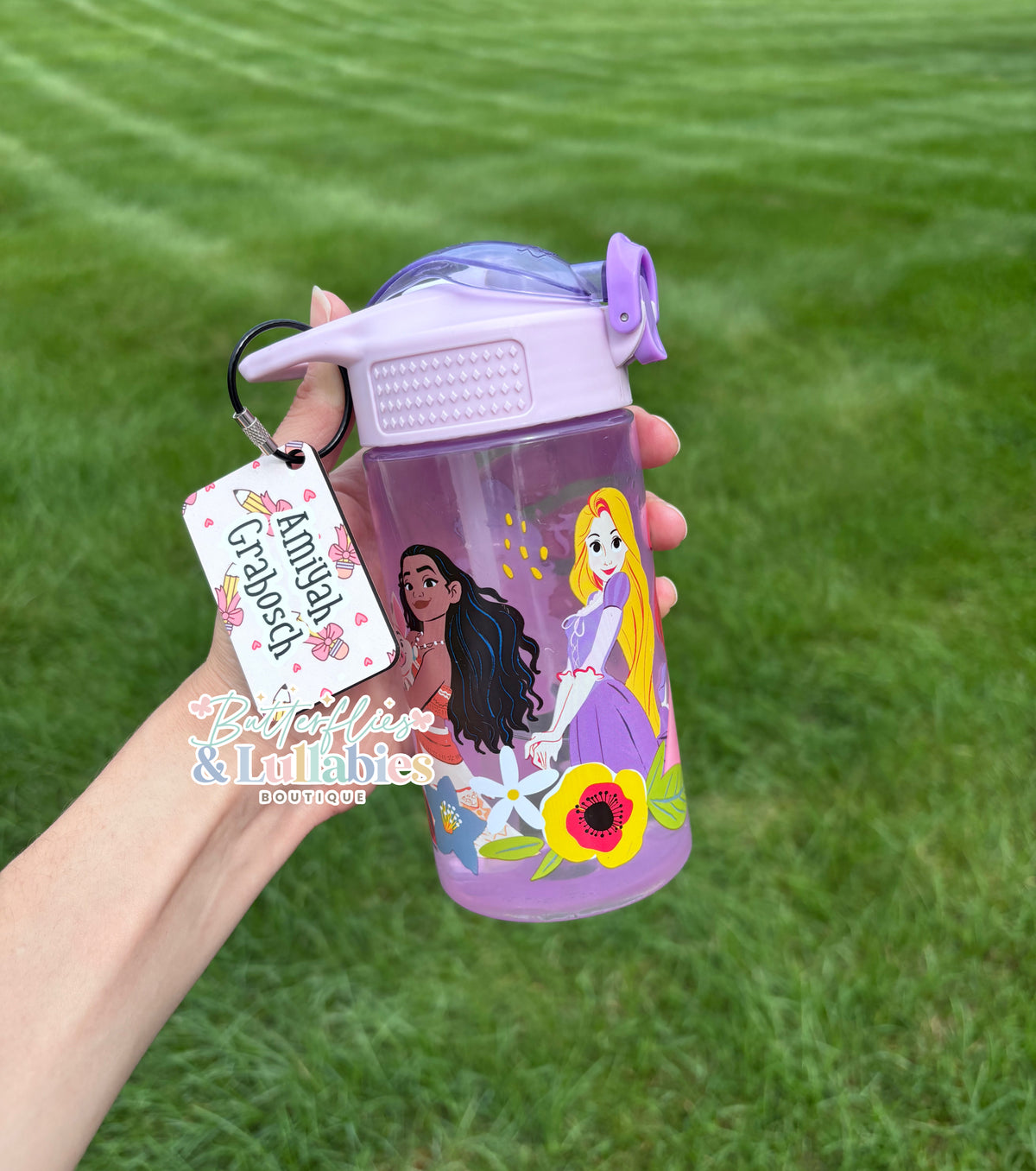 Personalized Water Bottle Tag/Keychain