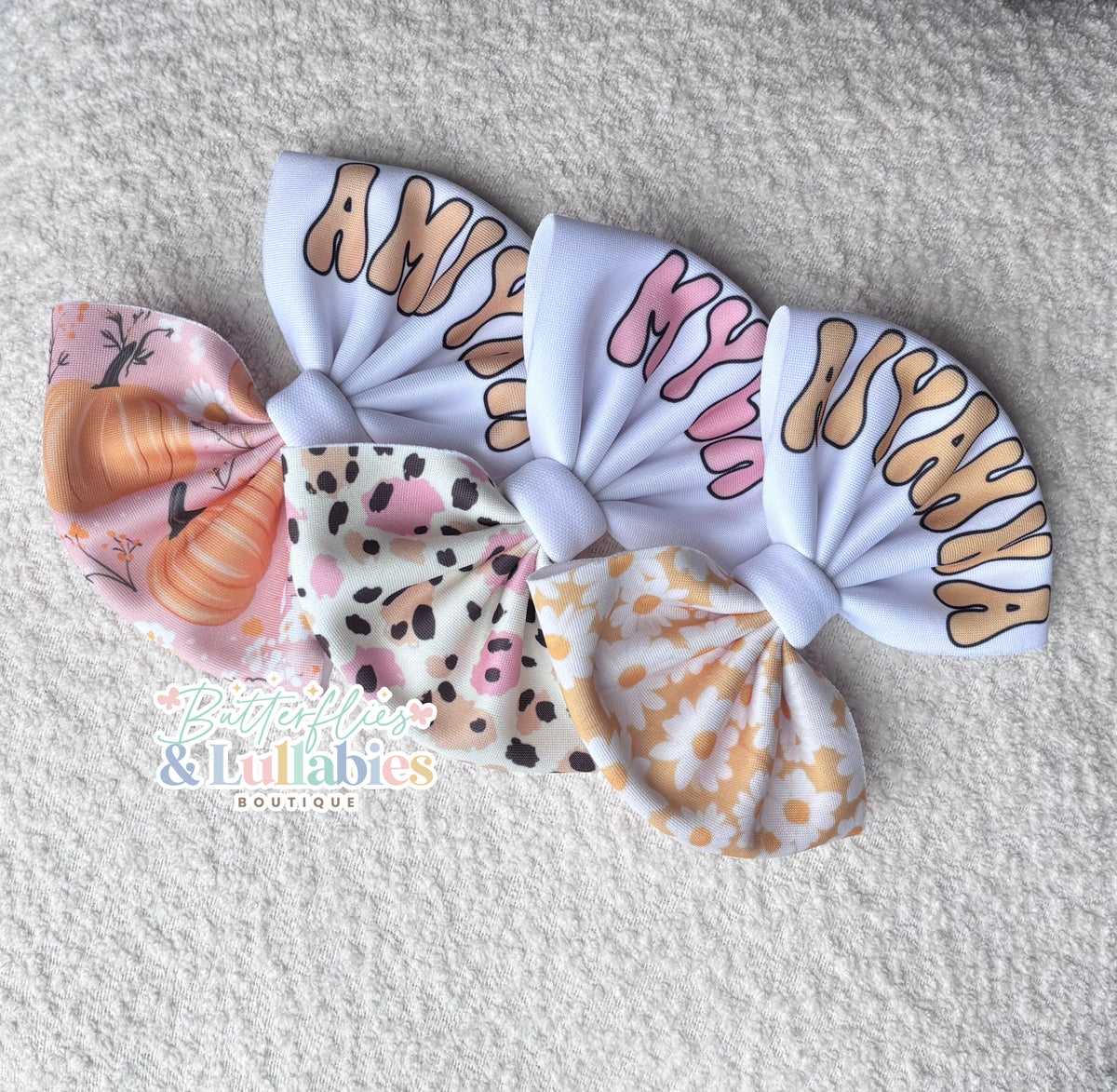 Autumn Name Bow