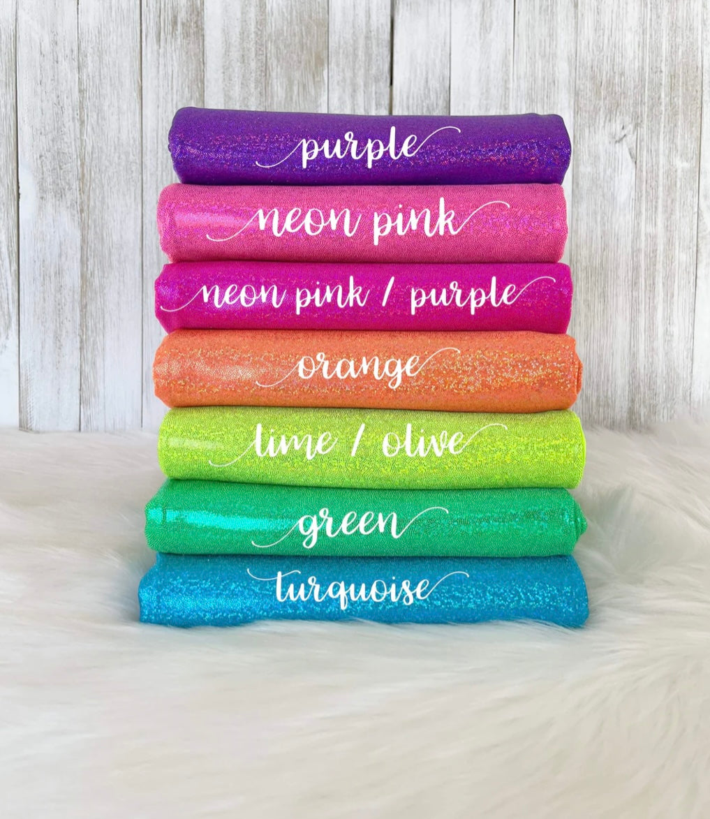 Neon Glitter Bow or Bow Bundle